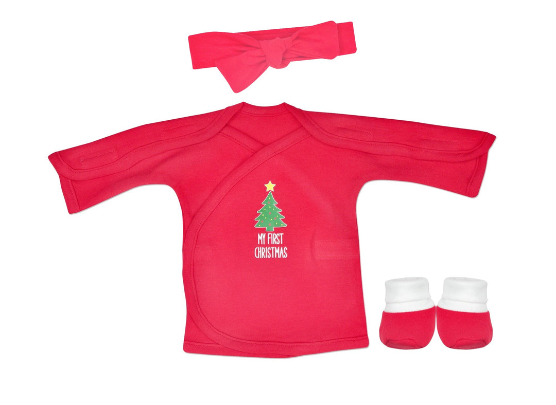 "My First Christmas" Red Long Sleeve NIC-IV Shirt