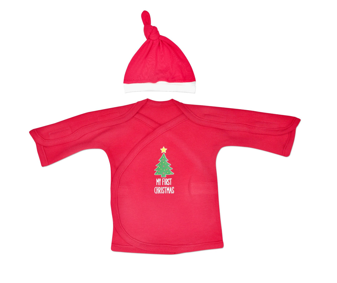"My First Christmas" Red Long Sleeve NIC-IV Shirt