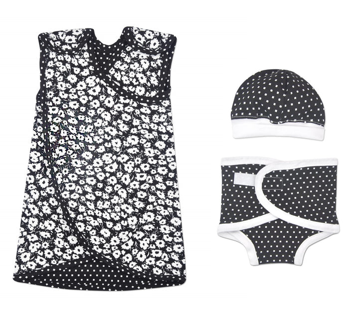 Midnight Flowers Reversible Crisscross NIC-Dress