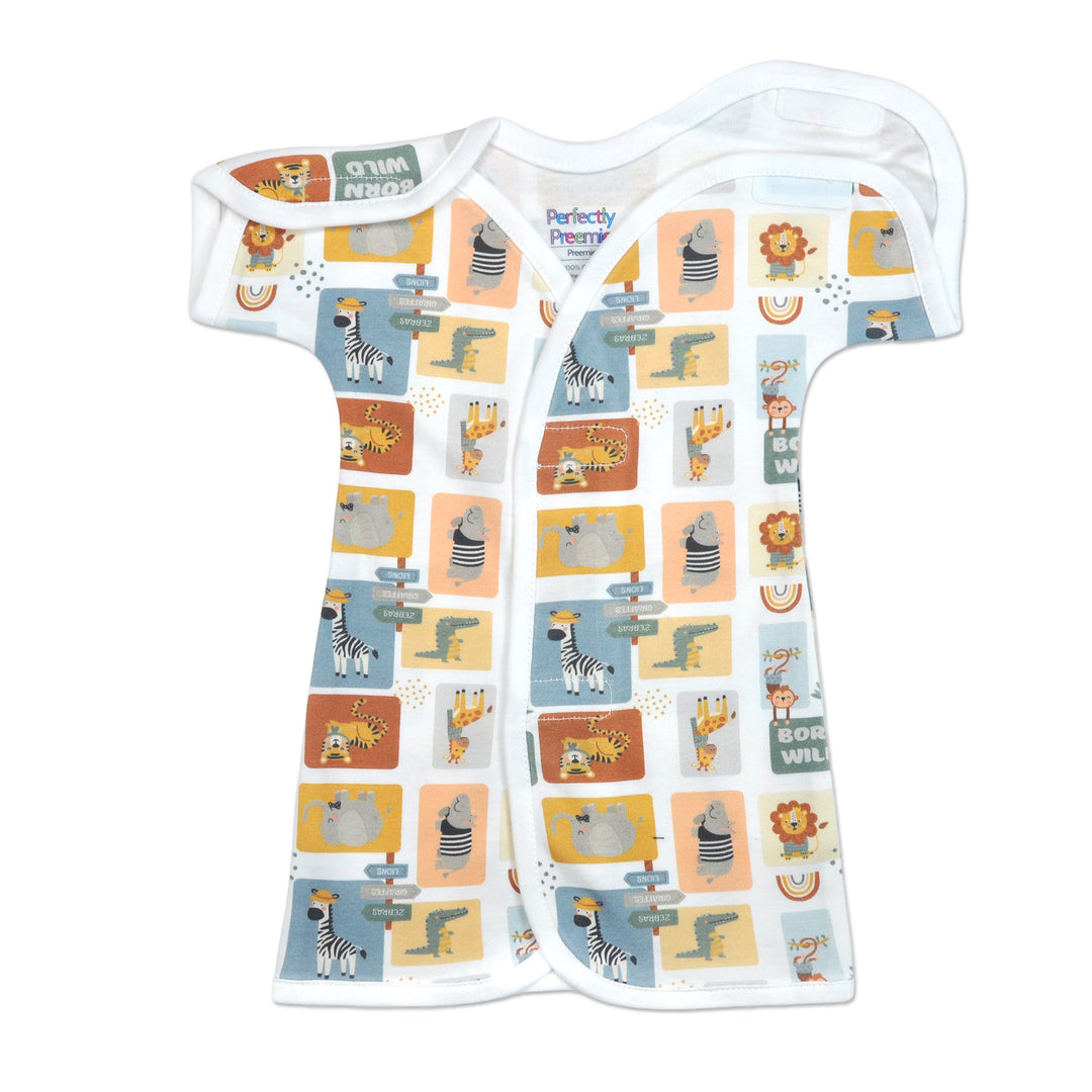 Jungle Juant Cotton NICU Gown
