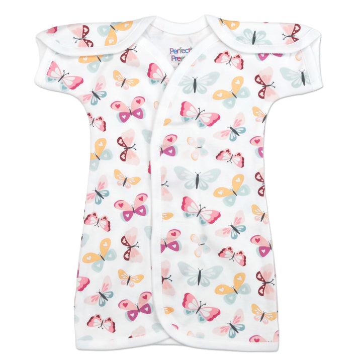 Butterfly Love Cotton NICU Gown