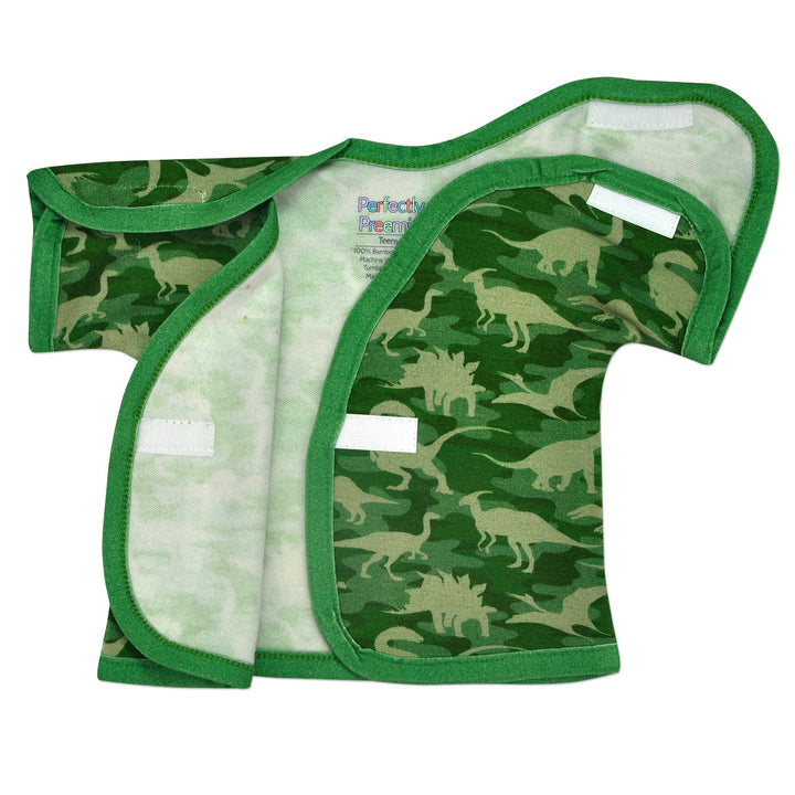 Dino Camo Bamboo NICU Shirt