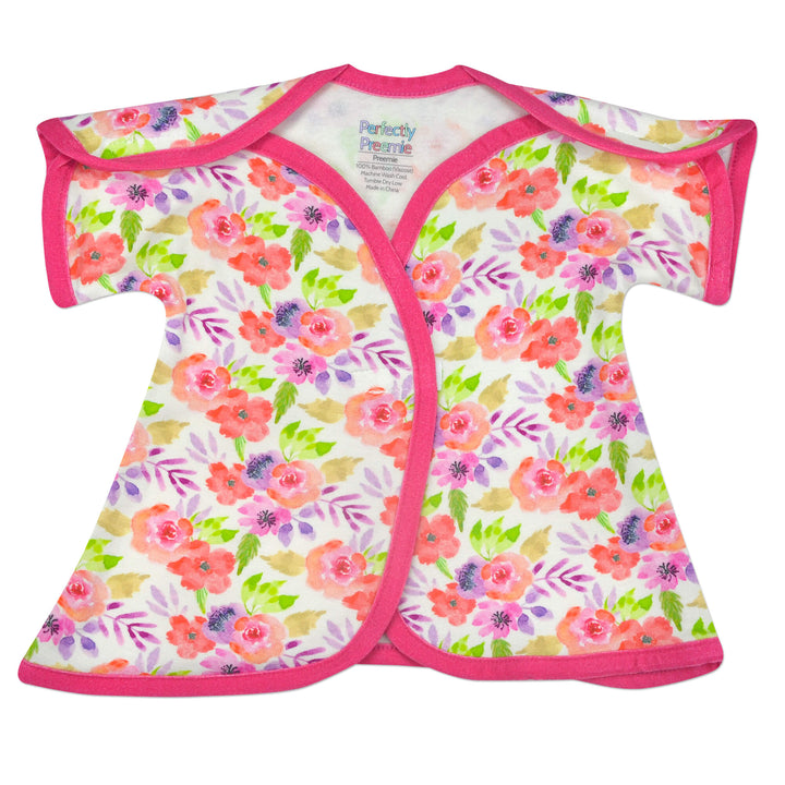 Watercolor Floral Bamboo NICU Dress