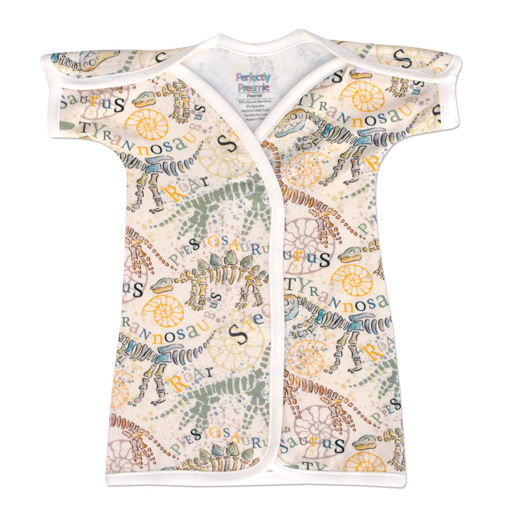 Digging Dino Bamboo NICU Gown