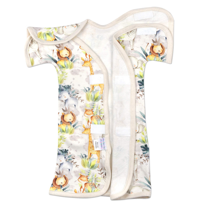 Safari Natural Bamboo NICU Gown