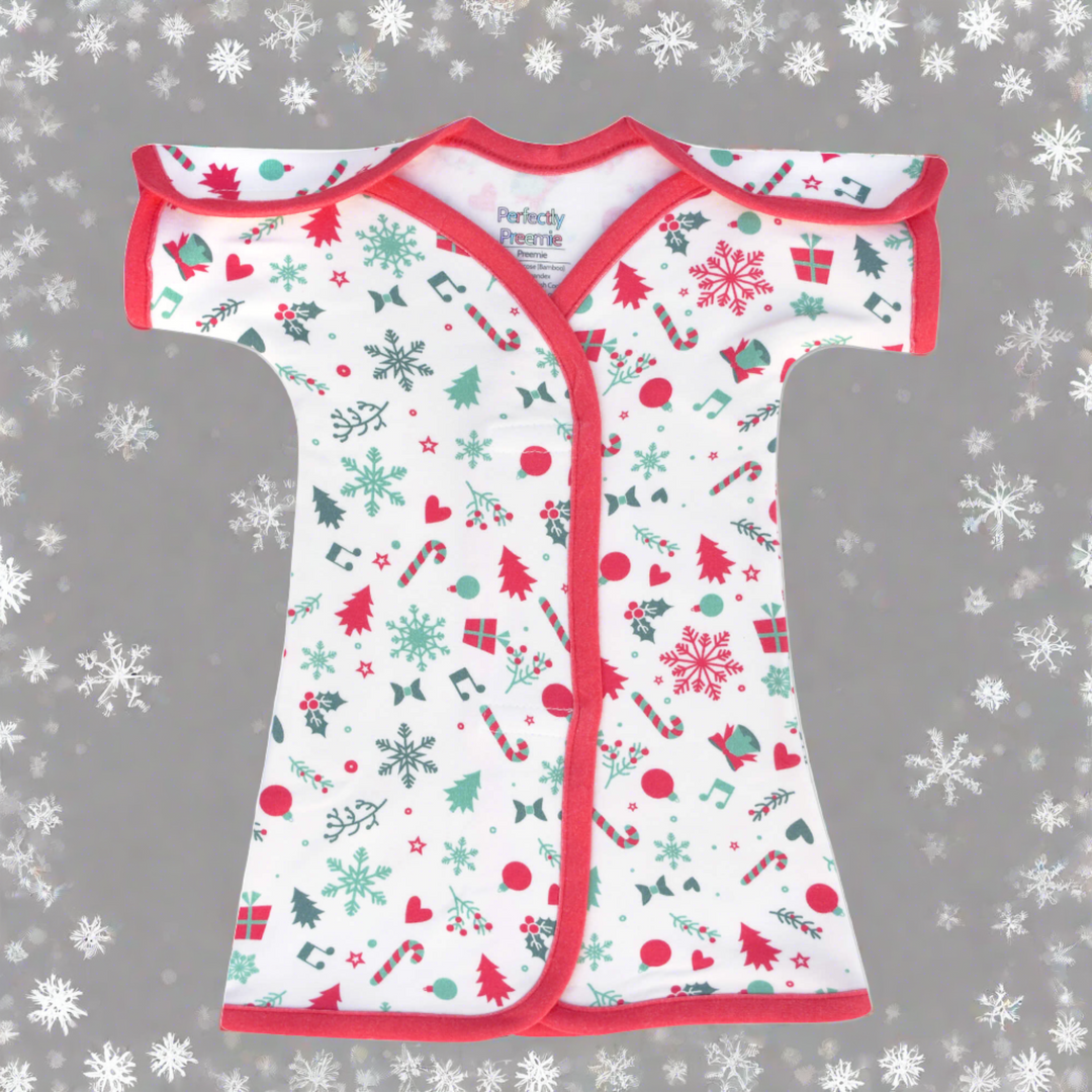 Christmas Fun Bamboo NICU Gown