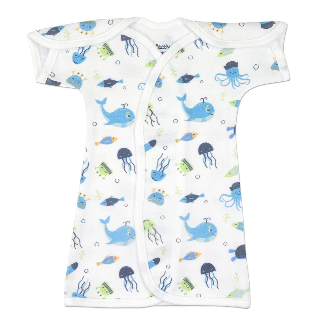Sea Life Cotton NICU Gown