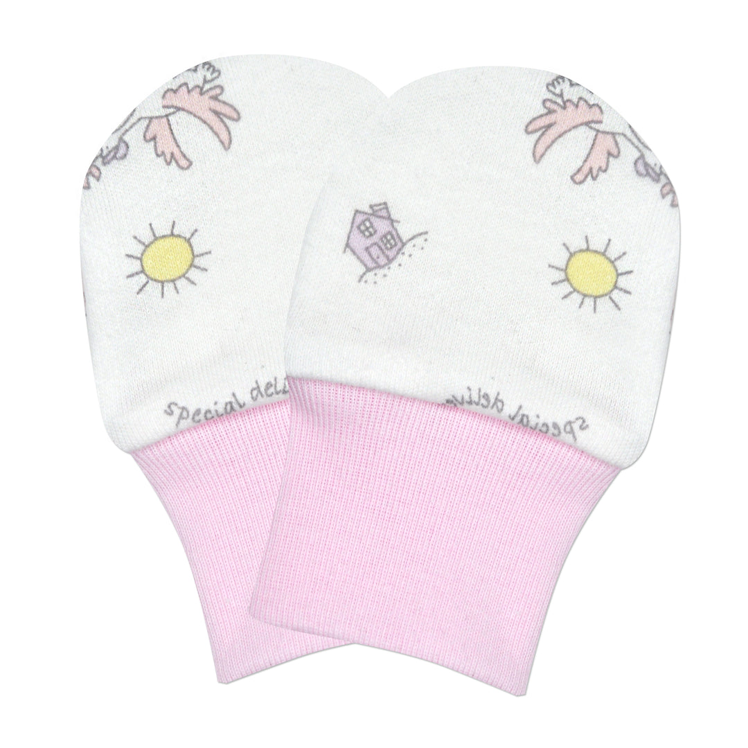 Stork Pink Mittens