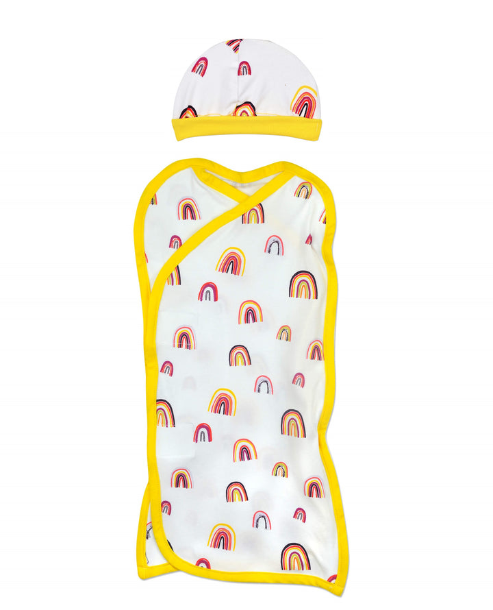 Rainbow Pea Pod Swaddler