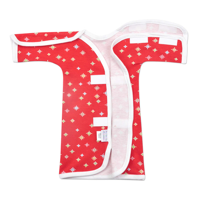 Twinkle Red Cotton NICU Gown