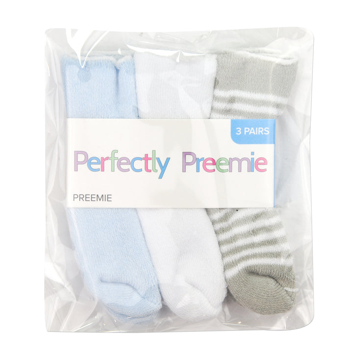 Preemie Socks | 3Pk Blue  | Buy 2 Save 20%