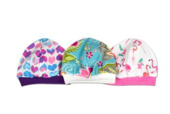 Little Girls 3 pack Caps