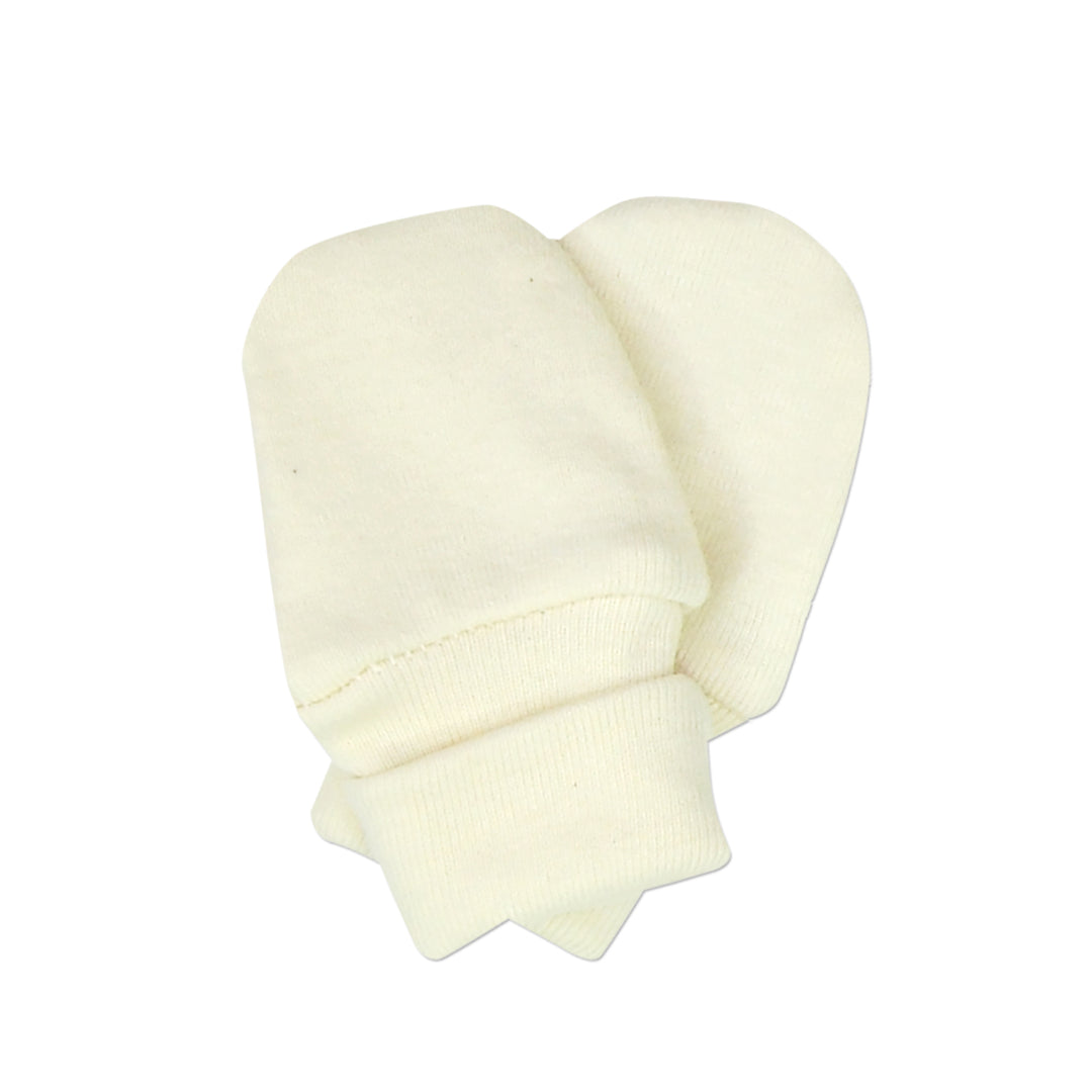 Solid Ivory Mittens