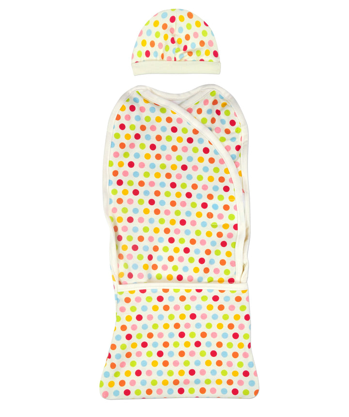 Dots Pea Pod Swaddler