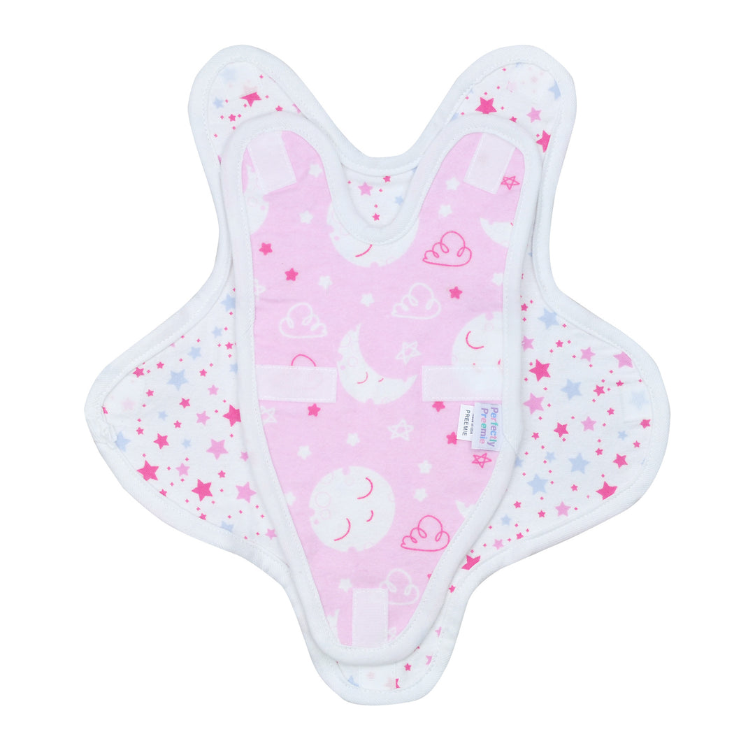 Sleepy Time Moon Pink Reversible NIC-Suit Bodysuit