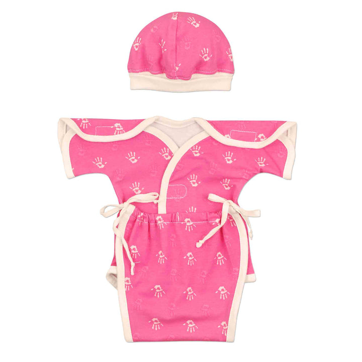 Pink Fingerprint NIC-Sweet-Tee Bodysuit
