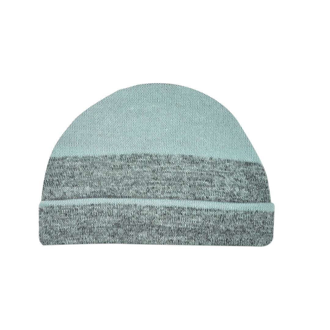 Blue and Gray Stripe Touqe Cap